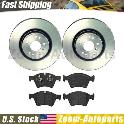 Rotores de freno delanteros Brembo OE y pastillas de freno para Mercedes-Benz ML320 2007 2008 2009 Foto 1 de 4