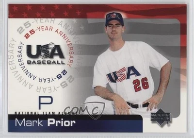 2004 Upper Deck USA Baseball 25-Year Anniversary Mark Prior #USA-146 - Image 1 of 2