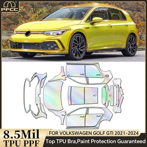 Volkswagen GOLF GTI 2021-2024 Full Car Precut Paint Protection Film PPF Gloss - Picture 1 of 23