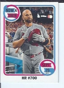 Albert Pujols 2023 Topps Heritage High Numbers Now & Then - Picture 1 of 1