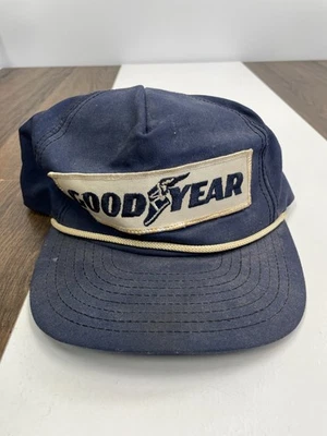 Gorra gorra vintage Good-Year parche azul a presión hecha en EE. UU. K-Products Racing Foto 1 de 4