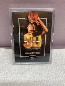 2024 Topps Now Victor Wembanyama Youngest 50 pt game Card 7 - Bild 1 von 2