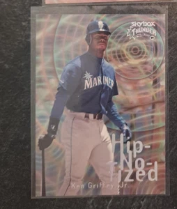 1999 Skybox Thunder Ken Griffey Jr Hip-No-Tized Refractor #4 of 15 Rare! - Picture 1 of 2