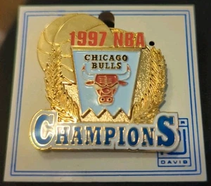 NBA Chicago Bulls 1997 NBA Champions Pin Peter David 🔥 Collectibles  - Bild 1 von 2