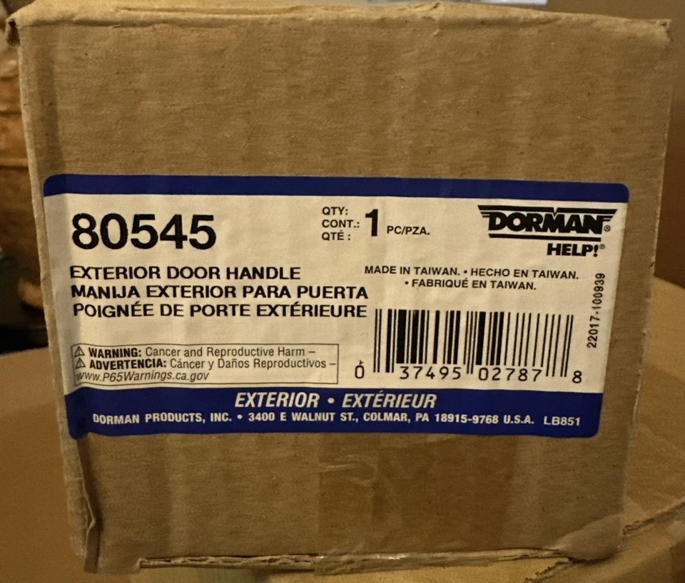 Exterior Door Handle-Outside Door Handle Dorman 80545 - Image 1 of 1