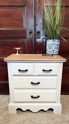 Kincaid Nightstand Dresser Bedside End Side Table with 2 Drawers for Bedroom - Image 1 of 4