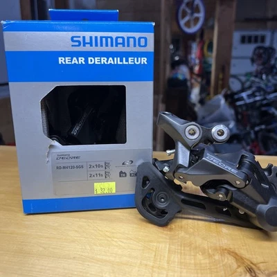 Desviador trasero Shimano Deore RD M4120 SGS 10 velocidades 11 velocidades bicicleta de montaña TR/XC Foto 1 de 4