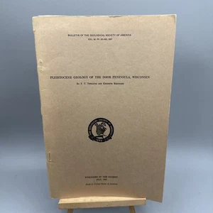 Pléistocène Géologie du comté de Door Wisconsin Geological Society of America 1957 - Photo 1/4