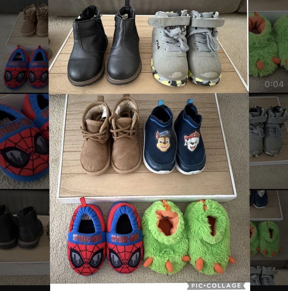 Lot of 6 Baby/Toddler Shoes - Size 6 - Image 1 of 4