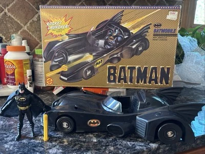 Batimóvil vintage de la película de Batman Toybiz 1989 #4416. Caja Original, Batman, 1 Cohete Foto 1 de 4