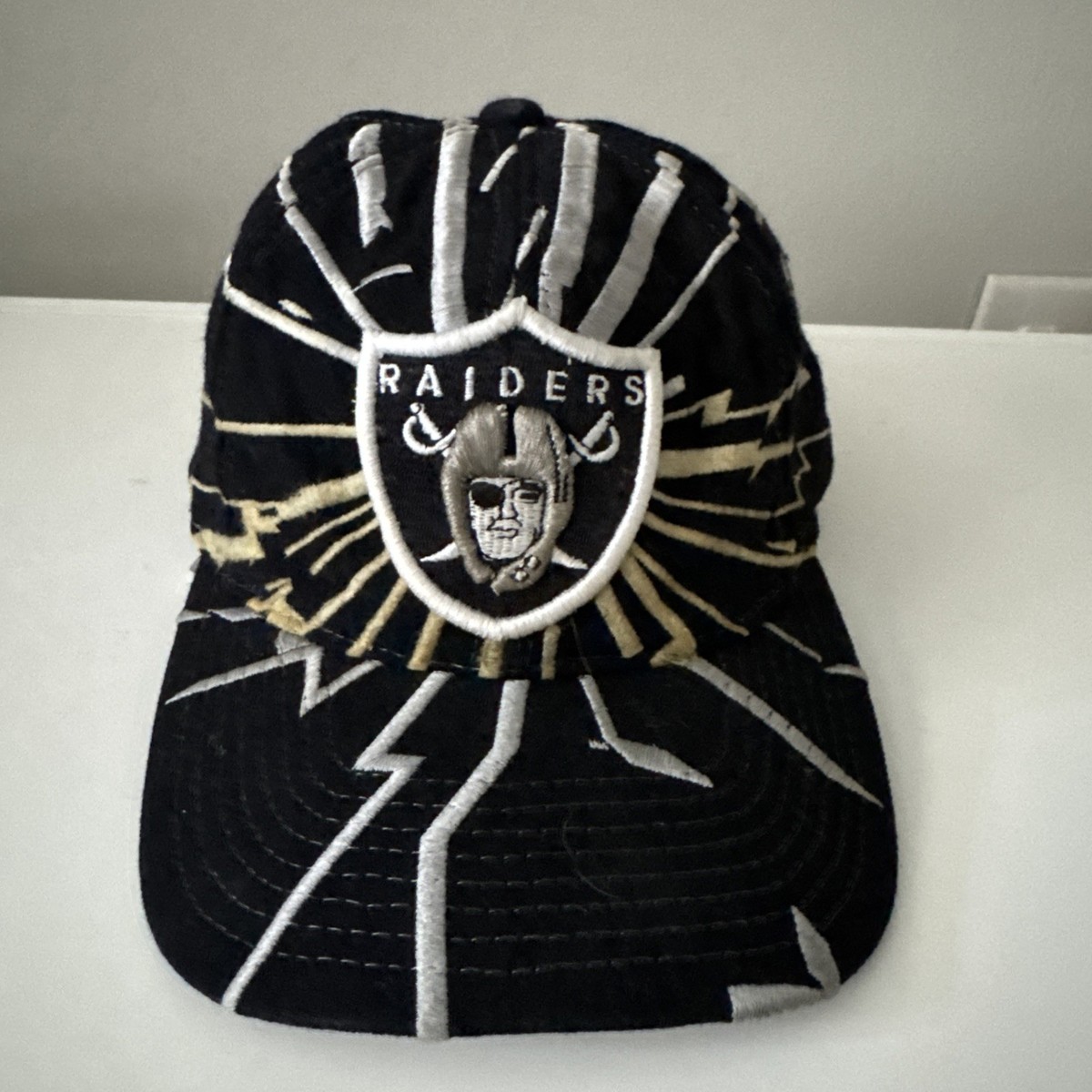 90s NFL Las Vegas Raiders vintageキャップ Vintage Starter Los Angeles RAIDERS Collision Starter
