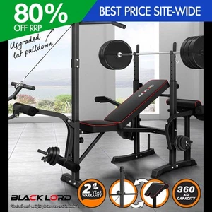 BLACK LORD Weight Bench 14in1 Press Multi-Station Fitness Home Gym Equipment - Picture 1 of 12