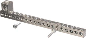 ECGB141 Ground Bar Kit with 14 Terminal Positions and a Ground Lug - Picture 1 of 12