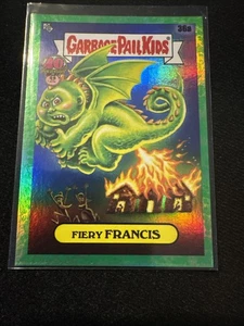 2025 Topps Worst of Garbage Pail Kids 40th Fiery Francis Booger Green #36a - Bild 1 von 2