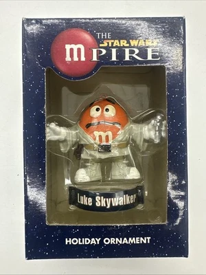 M&M’s Star Wars Mpire Holiday Ornament Luke Skywalker 2005 Kurt Adler Lucasfilm Foto 1 de 3