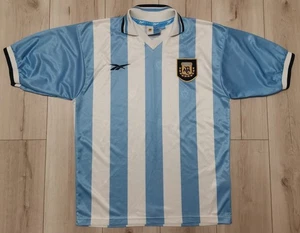 CAMISETA DE FUTBOL LOCAL ARGENTINA 1999 2000 CAMISETA DE FUTBOL REEBOK talla 38/40 HOMBRE VINTAGE - Imagen 1 de 11