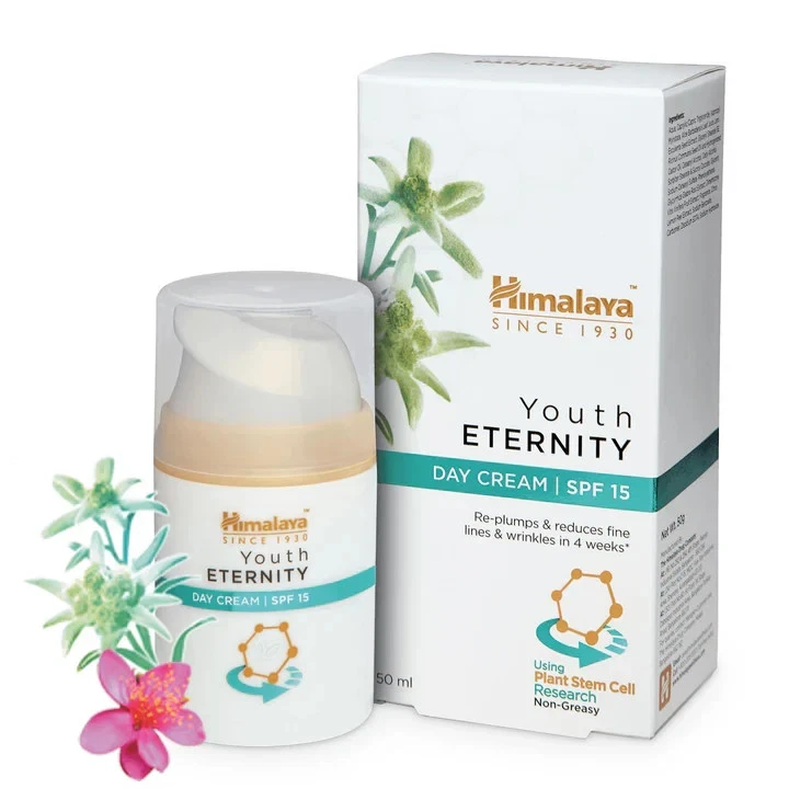 Himalaya Youth Eternity Day Cream 50ml reduces fine lines wrinkles/ FREE SHIP - Image 1 of 1