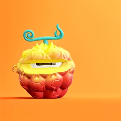 One Piece Devil Fruit AirPods Case – Compatible with AirPods 1/2/3/4 & Pro 1/2 - Image 1 of 4