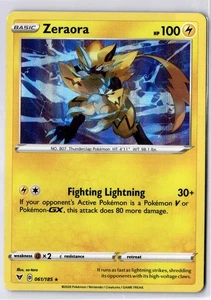 Zeraora 061/185 Rare Holo Vivid Voltage Pokemon Card NM - Picture 1 of 2