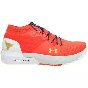Under Armour x Project Rock Mens Orange Trainers - Picture 1 of 8