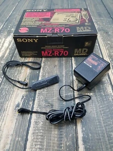 SONY RM-MZ3R Wired Remote Control AC-MZR55 Walkman MD Mini Disc Player MZ-R70 - Afbeelding 1 van 7