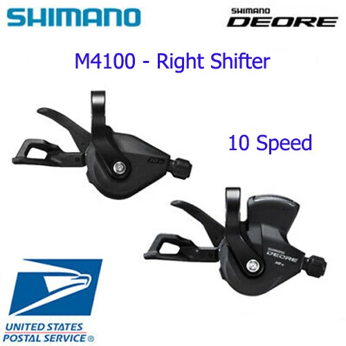 Shimano Deore SL-M4100 10 Speed Rapidfire Plus Shifter - Right  - Image 1 of 1