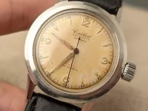 50er Jahre Cortebert Spirofix Sport Handaufzug Vintage Herrenuhr - Bild 1 von 17