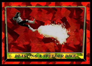 2023 Topps STAR WARS CHROM SAPHIR ROTJ BLASTING A SPEEDER FAHRRAD #70 - Bild 1 von 2