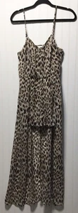 Neu MATERIAL MÄDCHEN Damen Gr. M Animal Print Strampler Kleid Polyester Reißverschluss hinten - Bild 1 von 7