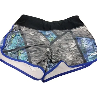 Pantalones Cortos de Natación Avia Para Mujer Talla Pequeña Bolsillos Senderismo Atlético Pequeño Gris Azul Foto 1 de 4