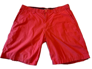 Columbia Flat Washed Out RED Chino Outdoor Shorts Regular Men Waist 36 Inseam 10 - Picture 1 of 4