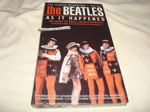 the beatles-as it happened-(4 DISCS LONG BOX SET) (NEW SEALED CD - Picture 1 of 3