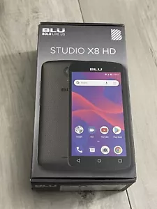 Blu Studio X8 HD Smartphone Android 8.1 Quad Core 1.3G 1GB Ram 8MP NEW - Picture 1 of 7