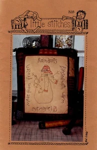 Patrón de almohada de costura Frozen Raindrops de Little Stitches 328 - Imagen 1 de 2