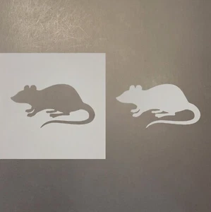 Ratte Kunststoff Mylar Schablone Airbrush Malerei Kunst Zubehör - Bild 1 von 1