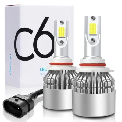 2x 9145 9140 H10 LED Headlight Fog Light Bulbs 100W 20000LM 9005 HB3 Hi-Low Beam - Image 1 of 4
