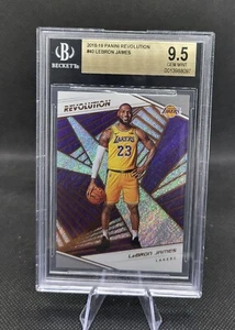 2018-19 Revolution 40 Lebron James BGS 9.5 1st Lakers Jersey Card - Bild 1 von 2