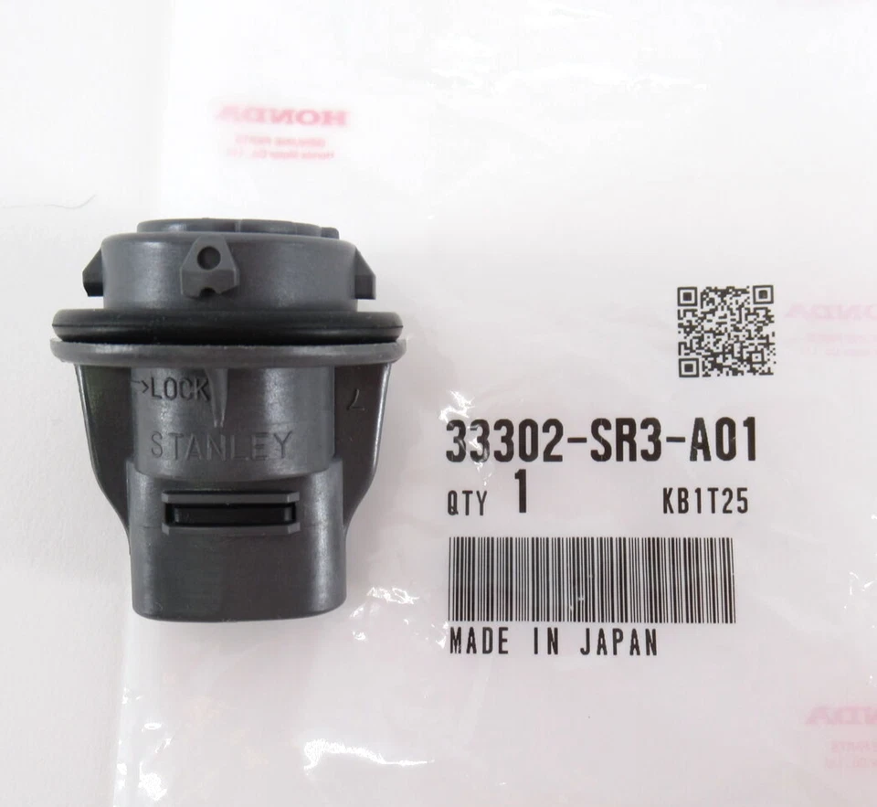 Enchufe bombilla señal de giro genuino OEM Honda Acura 33302-SR3-A01 Foto 1 de 4