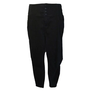 Jeans skinny alla caviglia Torrid 16 16W denim nero vita alta elasticizzato - Foto 1 di 3
