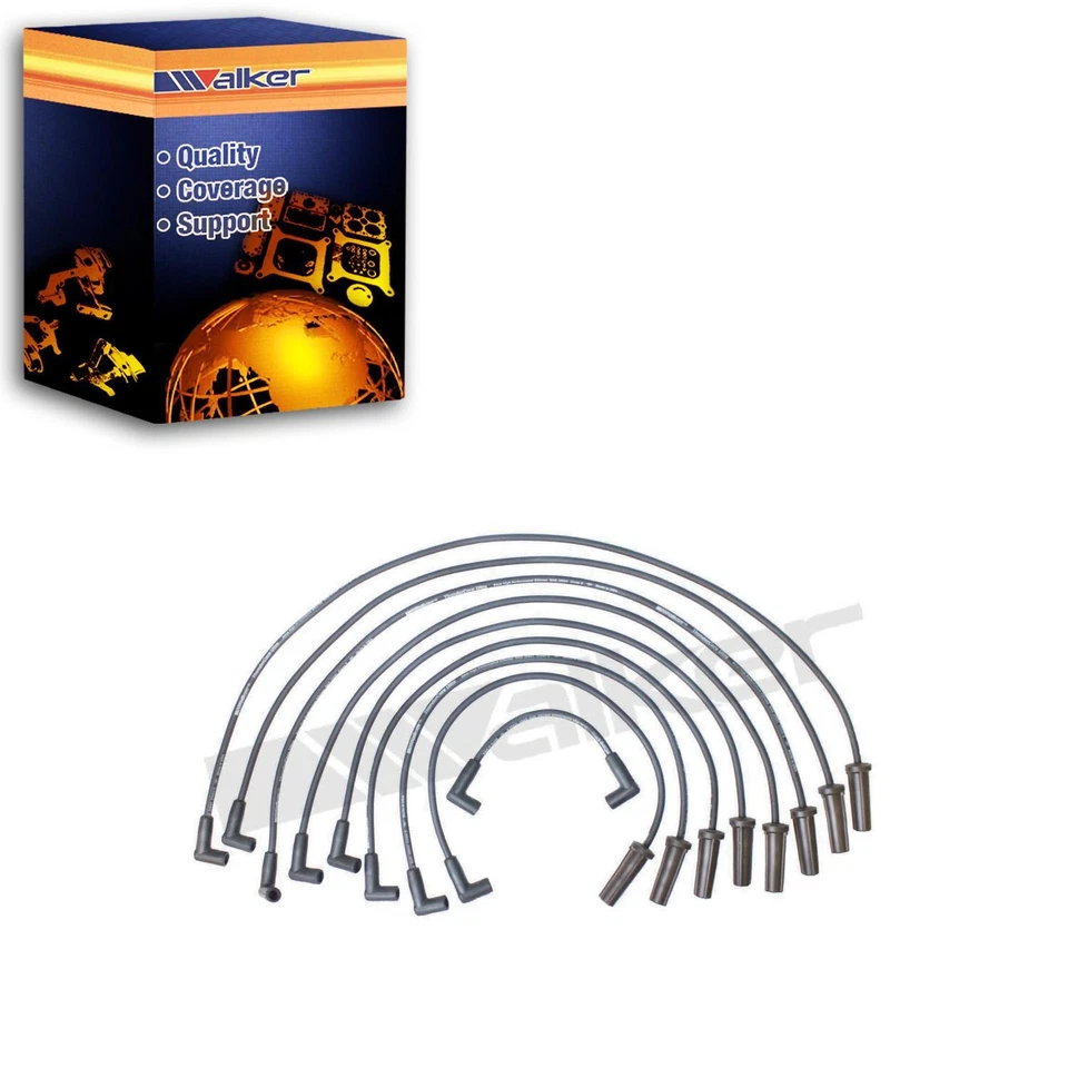 Conjunto de fios de vela de ignição Walker para 1991-1993 Chevrolet C2500 7.4L V8 - Imagem 1 de 1