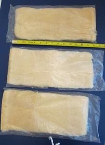 Vintage-New (3) FLOOR WAX / SEALER Applier Refills Faux Lambswool 14"x 6" - Picture 1 of 3