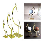 Hang Ornament Display Stand Holder Anti Rust for Globe Decor Crafts Golden