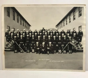 1964 US Navy NTC San Diego Company Photo Oct 27 McMahon SFI 5073 14x11” Vintage - Picture 1 of 11