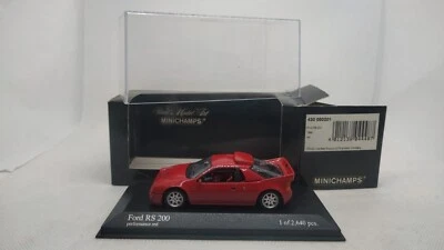 MINICHAMPS FORD RS 200  EDIZIONE LIMITATA 1 DI 2640 PZ. SCALA 1:43 - Immagine 1 di 3