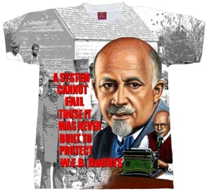 W.E.B. DUBOIS T-SHIRT ALL OVER PRINT.  Black History Month T-Shirt. - Picture 1 of 3