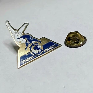 Peugeot Mulhouse Factory Pin No Stamp (Blue, White, Silver) - Picture 1 of 2
