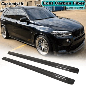 Carbon Seitenschweller Ansätze Schwert Side Skirts Passt für BMW F85 X5M F86 X6M - Bild 1 von 11