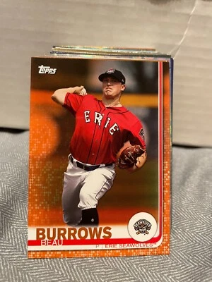 2019 Topps Pro Debut Orange #110 Beau Burrows/25! KF1 - Image 1 of 2