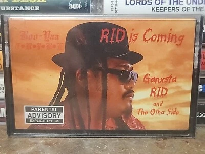 GANXSTA RID SEALED RAP TAPE BOO YA TRIBE CASSETTE G FUNK GANGSTER SAMOAN  - Image 1 of 2
