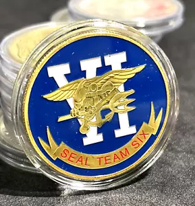 SEAL TEAM SIX (6) CHALLENGE COIN-US Navy Special Warfare Development Group - Picture 1 of 2